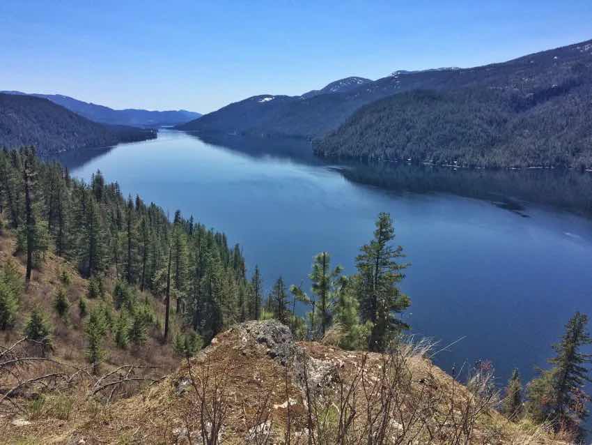 Cliff View of Christina Lake